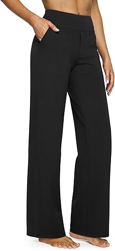 Best G4Free EverGoing Yoga Pants Women Wide Leg Pants with Pockets – Top Amazon Pick