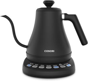 Best COSORI Electric Gooseneck Kettle with 5 Temperature Controls – Top Amazon Pick