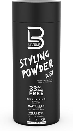 Best L3 Level 3 Styling Powder Natural Look Mens Hair Powder 30g – Top Amazon Pick