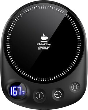 Best KitchekShop Coffee Mug Warmer Fastest Heating for Desk – Top Amazon Pick
