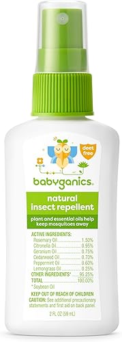 Best Babyganics Insect Spray 2oz Made with Plant and Essential Oils – Top Amazon Pick