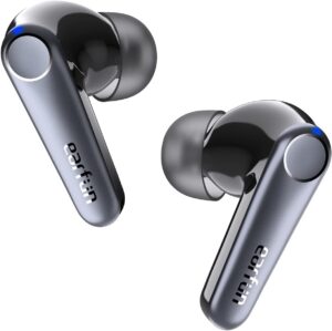 Best EarFun Air Pro 3 Noise Cancelling Earbuds, Qualcomm® aptX™ Adaptive Sound, 6 Mics CVC 8.0 ENC, Bluetooth 5.3 Earbuds, Multipoint Connection, 45H Playtime, App Customize EQ, Wireless Charging – Top Amazon Pick
