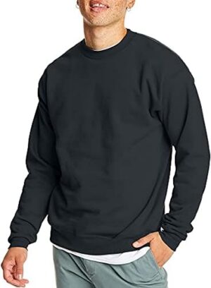 Best Hanes Mens Sweatshirt EcoSmart Fleece Crewneck Sweatshirt – Top Amazon Pick