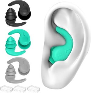 Best Swimming Ear Plugs for Adults 3 Pairs Waterproof Reusable – Top Amazon Pick