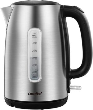 Best COMFEE Stainless Steel Electric Kettle 1.7 Liter Tea Kettle – Top Amazon Pick