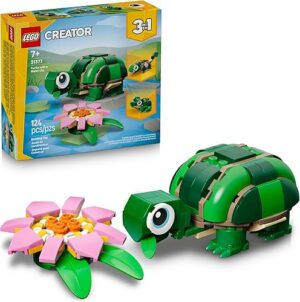 Best LEGO Creator 3 in 1 Turtle with a Water Lily Flower Building Toy – Top Amazon Pick