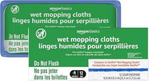 Best Amazon Basics Wet Mopping Cloth Refills 24 Count – Top Amazon Pick