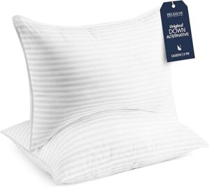 Best Beckham Hotel Collection Bed Pillows Standard Queen Size Set of 2 – Top Amazon Pick