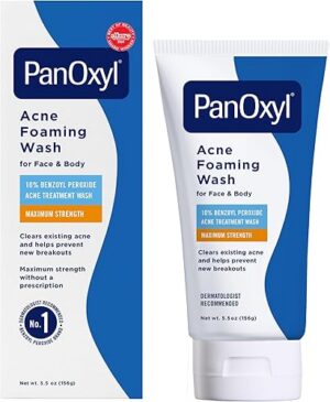 Best PanOxyl 10% Benzoyl Peroxide Acne Wash – Top Amazon Pick