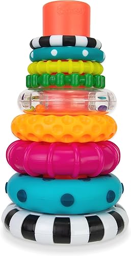 Best Sassy Stacks of Circles Stacking Ring STEM Learning Toy – Top Amazon Pick