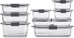 Best Rubbermaid Brilliance Glass Food Storage Containers Assorted Sizes – Top Amazon Pick