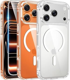 Best FNTCASE for iPhone 17 Pro Max Case Clear Magnetic Phone Case Compatible with MagSafe – Top Amazon Pick