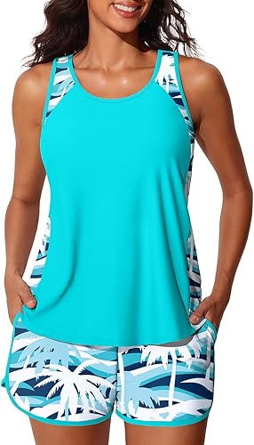 Best Summer Mae Blouson Tankini Swimsuits for Women Tummy Control – Top Amazon Pick