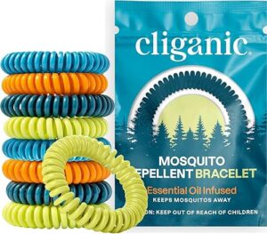 Best Cliganic 10 Pack Mosquito Repellent Bracelets for Adults Kids – Top Amazon Pick