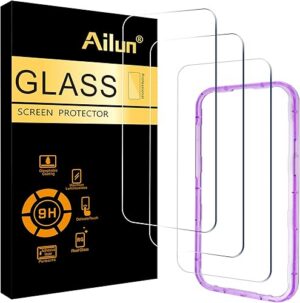 Best Ailun 3 Pack Screen Protector for iPhone 17 Pro Max [6.9 inch] with Installation Frame, Tempered Glass, Sensor Protection – Top Amazon Pick
