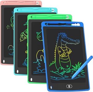 Best 4 Pack LCD Writing Tablet for Kids 8.5 Inch Colorful Drawing – Top Amazon Pick