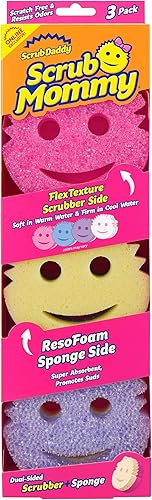 Best Scrub Daddy Scrub Mommy Sponges Dish Scrubber Non-Scratch – Top Amazon Pick