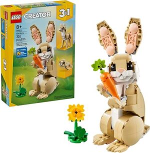 Best LEGO Creator 3 in 1 Cute Bunny Building Toy Set – Top Amazon Pick