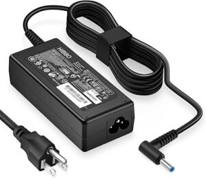 Best Charger Compatible with HP Laptop Computer 65W 45W Smart Blue Tip Power Adapter – Top Amazon Pick