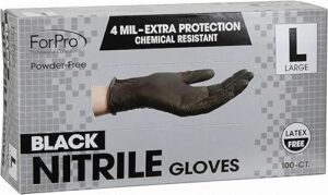 Best ForPro Disposable Nitrile Gloves Chemical Resistant Powder Free – Top Amazon Pick
