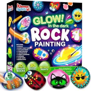 Best Rock Painting Kit Glow in The Dark Arts and Crafts – Top Amazon Pick