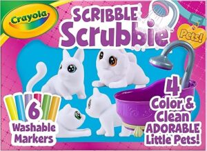Best Crayola Scribble Scrubbies Glam Pack 4 Pets Washable – Top Amazon Pick