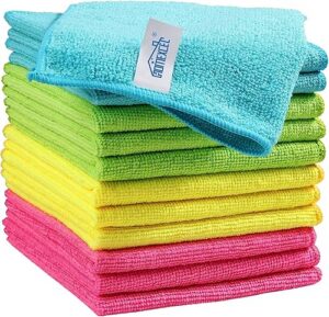 Best HOMEXCEL Microfiber Cleaning Cloth 12 Pack Cleaning Rags – Top Amazon Pick