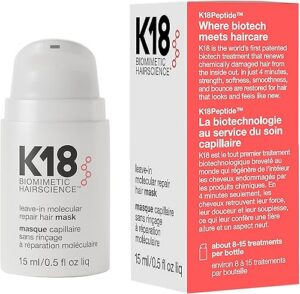 Best K18 Leave-In Molecular Repair Hair Mask Patented Lasting Repair – Top Amazon Pick