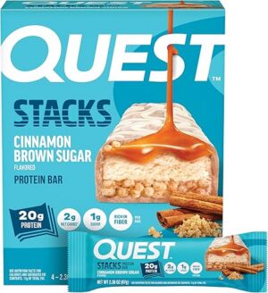 Best Quest Nutrition Stacks Protein Bars Cinnamon Brown Sugar – Top Amazon Pick