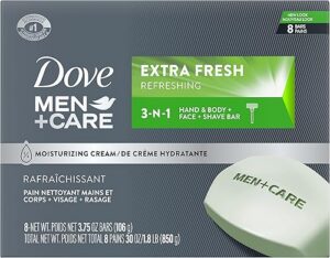 Best DOVE MEN + CARE 3 in 1 Bar Cleanser for Body Face and Hair – Top Amazon Pick