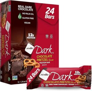 Best NuGo Dark Chocolate Pretzel with Sea Salt 12g Protein Bar – Top Amazon Pick