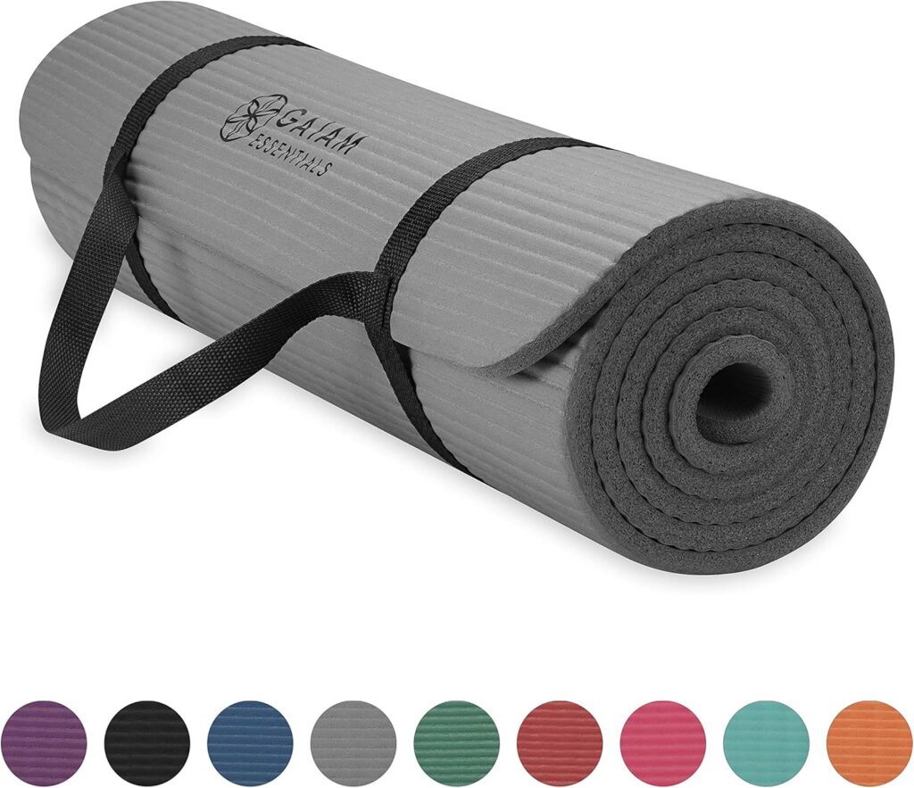 Gaiam Essentials Thick Yoga Mat