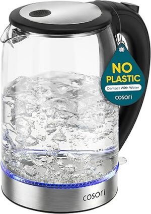 Best Cosori Electric Kettle No Plastic Contact Wide Opening – Top Amazon Pick