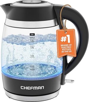 Best Chefman Electric Kettle 1.8L 1500W Hot Water Boiler – Top Amazon Pick