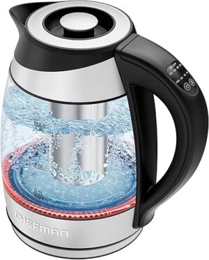 Best Chefman Electric Kettle with Temperature Control 5 Presets – Top Amazon Pick