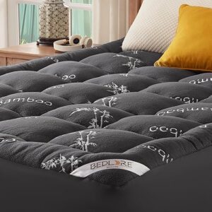 Best BEDLORE Queen Mattress Topper Viscose Derived from Bamboo – Top Amazon Pick