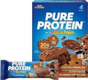 Best Pure Protein Cocoa PEBBLES Protein Bars 20g Protein – Top Amazon Pick