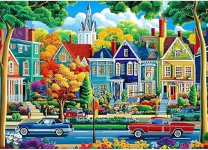 Best Fall City Landscape Puzzles for Adults 1000 Pieces – Top Amazon Pick