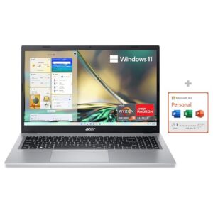 Best acer Aspire 3 A315-24P-R7VH Slim Laptop | 15.6″ Full HD | AMD Ryzen 3 7320U Quad-Core | AMD Radeon Graphics | 8GB LPDDR5 | 128GB NVMe SSD | Wi-Fi 6 | Windows 11 Home – Top Amazon Pick